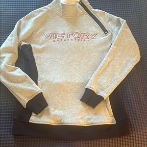 Victory Motorcycles Women’s Gray and Black Pullover Size Small